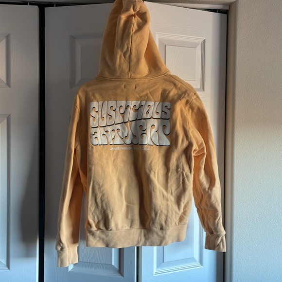 Suspicious Antwerp chase passion make peace hoodie in sunflower - Picture 2 of 2